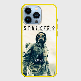 Чехол для iPhone 13 Pro с принтом STALKER 2 в Петрозаводске,  |  | Тематика изображения на принте: 2021 | 2033 | fallout | game | games | metro | monsters | nuclear | radiation | stalker | two | zone | аномалии | аномалия | два | зона | игра | игры | метро | монстры | радиация | россия | сталкер | украина | фоллаут | чернобыль