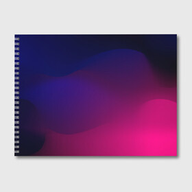 Альбом для рисования с принтом Abstract simple colors в Петрозаводске, 100% бумага
 | матовая бумага, плотность 200 мг. | Тематика изображения на принте: abstract | blue | gradient | iphone | red | theme | абстракция | айфон | градиент | заставка | тема