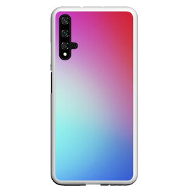 Чехол для Honor 20 с принтом Colorful Gradient в Петрозаводске, Силикон | Область печати: задняя сторона чехла, без боковых панелей | abstract | blue | gradient | iphone | red | theme | абстракция | айфон | градиент | заставка | тема