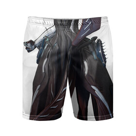 Мужские шорты спортивные с принтом Equinox warframe в Петрозаводске,  |  | Тематика изображения на принте: warframe | варфрейм