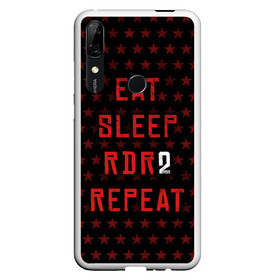 Чехол для Honor P Smart Z с принтом Eat Sleep RDR2 Repeat в Петрозаводске, Силикон | Область печати: задняя сторона чехла, без боковых панелей | Тематика изображения на принте: dead | die | eat | flag | game | games | gta | rdr | rdr2 | red | redemption | repeat | rockstar | sleep | sun | western | вестерн | выкуп | гта | дикий | запад | игра | игры | красный | мертвый | рдр | рдр2 | рокстар | солнце