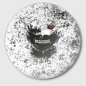 Значок с принтом Kaneki Ken (Tokyo Ghoul) #2 в Петрозаводске,  металл | круглая форма, металлическая застежка в виде булавки | anime | kaneki ken | tokyo ghoul | аниме | канеки кен | токийский гуль