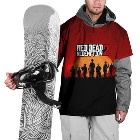 Накидка на куртку 3D с принтом RDR 2 в Петрозаводске, 100% полиэстер |  | Тематика изображения на принте: game | red dead | red dead redemption 2 | redemption 2 | rockstar games | бандиты | дикий запад | игры | ковбои | оружие