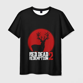 Мужская футболка 3D с принтом red dead redemption 2 в Петрозаводске, 100% полиэфир | прямой крой, круглый вырез горловины, длина до линии бедер | game | red dead | red dead redemption 2 | redemption 2 | rockstar games | бандиты | дикий запад | игры | ковбои | оружие