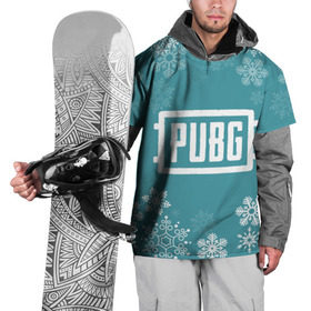 Накидка на куртку 3D с принтом PUBG Новогодний в Петрозаводске, 100% полиэстер |  | 