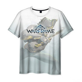 Мужская футболка 3D с принтом Warframe в Петрозаводске, 100% полиэфир | прямой крой, круглый вырез горловины, длина до линии бедер | Тематика изображения на принте: warframe | варфрейм