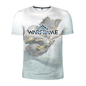 Мужская футболка 3D спортивная с принтом Warframe в Петрозаводске, 100% полиэстер с улучшенными характеристиками | приталенный силуэт, круглая горловина, широкие плечи, сужается к линии бедра | Тематика изображения на принте: warframe | варфрейм