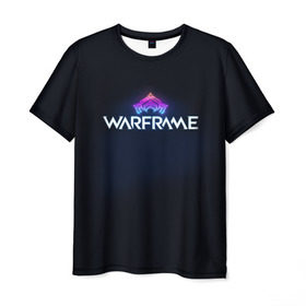 Мужская футболка 3D с принтом warframe в Петрозаводске, 100% полиэфир | прямой крой, круглый вырез горловины, длина до линии бедер | Тематика изображения на принте: warframe | варфрейм