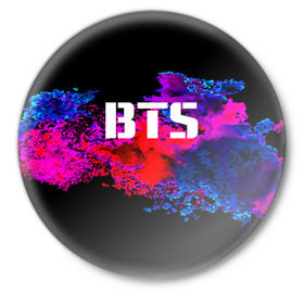 Значок с принтом BTS в Петрозаводске,  металл | круглая форма, металлическая застежка в виде булавки | bangtan boys | bangtan бойс | music | бтс | корея | музыка | парни | поп музыка