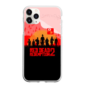 Чехол для iPhone 11 Pro матовый с принтом RED DEAD REDEMPTION 2 в Петрозаводске, Силикон |  | game | red dead | red dead redemption 2 | redemption 2 | rockstar games | бандиты | дикий запад | игры | ковбои | оружие