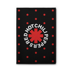 Обложка для автодокументов с принтом Red Hot Chili Peppers в Петрозаводске, натуральная кожа |  размер 19,9*13 см; внутри 4 больших “конверта” для документов и один маленький отдел — туда идеально встанут права | chili | cross | hot | logo | music | peppers | red | red hot chili peppers | rhcp | rock | star | symbol | звезда | звездочка | красная | красный | крест | логотип | музыка | перцы | рок | символ | цветок | цветочек | чили