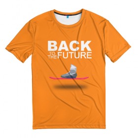 Мужская футболка 3D с принтом Back to the future_11 в Петрозаводске, 100% полиэфир | прямой крой, круглый вырез горловины, длина до линии бедер | Тематика изображения на принте: 
