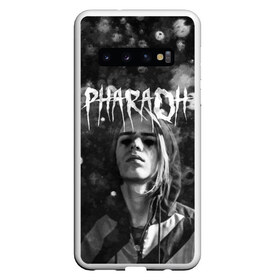 Чехол для Samsung Galaxy S10 с принтом PHARAOH DARK в Петрозаводске, Силикон | Область печати: задняя сторона чехла, без боковых панелей | Тематика изображения на принте: dark | dead | dolor | dynasty | hip | hop | pharaoh | phlora | phloyd | phosphor | rap | raper | redrum | russian | skr | tattoo | yungrussia | глеб | голубин | мрачный | репер | русский | рэп | скр | уаджет | фара | фараон | хип | хоп