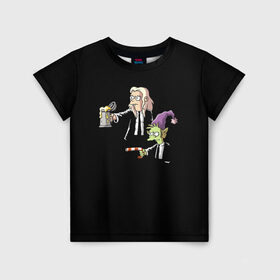Детская футболка 3D с принтом Disenchantment. Pulp Fiction в Петрозаводске, 100% гипоаллергенный полиэфир | прямой крой, круглый вырез горловины, длина до линии бедер, чуть спущенное плечо, ткань немного тянется | криминальное чтиво | разочарование | тарантино | эльф