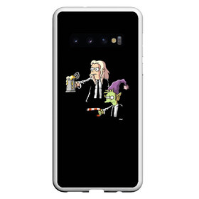 Чехол для Samsung Galaxy S10 с принтом Disenchantment Pulp Fiction в Петрозаводске, Силикон | Область печати: задняя сторона чехла, без боковых панелей | криминальное чтиво | разочарование | тарантино | эльф