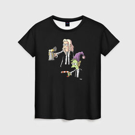 Женская футболка 3D с принтом Disenchantment. Pulp Fiction в Петрозаводске, 100% полиэфир ( синтетическое хлопкоподобное полотно) | прямой крой, круглый вырез горловины, длина до линии бедер | криминальное чтиво | разочарование | тарантино | эльф