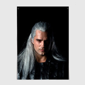 Постер с принтом The Witcher. Geralt of Rivia в Петрозаводске, 100% бумага
 | бумага, плотность 150 мг. Матовая, но за счет высокого коэффициента гладкости имеет небольшой блеск и дает на свету блики, но в отличии от глянцевой бумаги не покрыта лаком | andrzej | cavill | ciri | cirilla | geralt | henry | netflix | rivia | sapkowski | witcher | yennefer | анджей | ведьмак | генри | геральт | йеннифэр | кавилл | ривия | сапковский | цири | цирилла