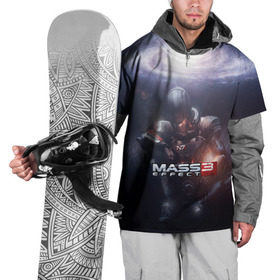 Накидка на куртку 3D с принтом MASS EFFECT 3 в Петрозаводске, 100% полиэстер |  | amdromeda initiative | andromeda | game | gun | hemet | n7 | rifle | ryder | soldier | space | star | weapon
