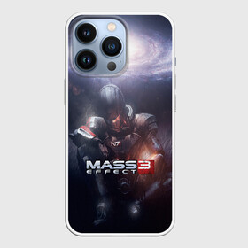 Чехол для iPhone 13 Pro с принтом MASS EFFECT 3 в Петрозаводске,  |  | amdromeda initiative | andromeda | game | gun | hemet | n7 | rifle | ryder | soldier | space | star | weapon