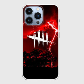 Чехол для iPhone 13 Pro с принтом DEAD BY DAYLIGHT в Петрозаводске,  |  | Тематика изображения на принте: dead by daylight | game | hillbilly | maniacs | trapper | wraith | деревенщина | мертвые днем | охотник | призрак