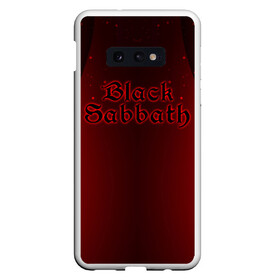 Чехол для Samsung S10E с принтом Black Sabbath в Петрозаводске, Силикон | Область печати: задняя сторона чехла, без боковых панелей | бирмингем | британская | группа | иэн гиллан | оззи осборн | рок | ронни джеймс дио | тони айомми | хард