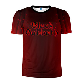 Мужская футболка 3D спортивная с принтом Black Sabbath в Петрозаводске, 100% полиэстер с улучшенными характеристиками | приталенный силуэт, круглая горловина, широкие плечи, сужается к линии бедра | бирмингем | британская | группа | иэн гиллан | оззи осборн | рок | ронни джеймс дио | тони айомми | хард