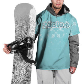 Накидка на куртку 3D с принтом Roblox Новогодний в Петрозаводске, 100% полиэстер |  | Тематика изображения на принте: dynablocks | roblox | блоки | вселенная | герои | год | кубики | новый | роблокс | снег | снежинки | узор