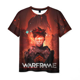 Мужская футболка 3D с принтом Warframe #6 в Петрозаводске, 100% полиэфир | прямой крой, круглый вырез горловины, длина до линии бедер | Тематика изображения на принте: prime | warframe | варфрейм | прайм | сталкер.