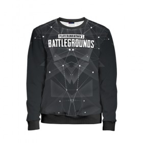 Детский свитшот 3D с принтом PUBG Punk Jacket Black в Петрозаводске, 100% полиэстер | свободная посадка, прямой крой, мягкая тканевая резинка на рукавах и понизу свитшота | Тематика изображения на принте: battle | chicken | dinner | royale | winner | битва | борьба | королевская | симулятор