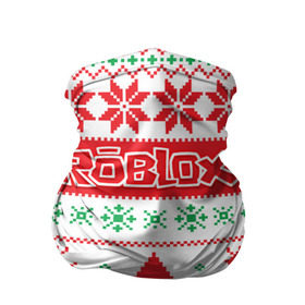 Бандана-труба 3D с принтом Новогодний Roblox в Петрозаводске, 100% полиэстер, ткань с особыми свойствами — Activecool | плотность 150‒180 г/м2; хорошо тянется, но сохраняет форму | dynablocks | roblox | блоки | вселенная | герои | год | кубики | новый | роблокс | снег | снежинки | узор