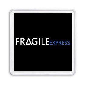 Магнит 55*55 с принтом FRAGILE EXPRESS в Петрозаводске, Пластик | Размер: 65*65 мм; Размер печати: 55*55 мм | kojima productions | кодзима | кодзима продакшн