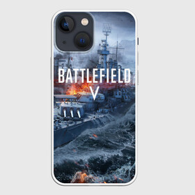 Чехол для iPhone 13 mini с принтом BATTLEFIELD 5 в Петрозаводске,  |  | action | bttlefield | gamer | play | shooter | soldier | war | батлфилд | война | солдат | шутер