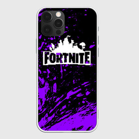 Чехол для iPhone 12 Pro с принтом FORTNITE в Петрозаводске, силикон | область печати: задняя сторона чехла, без боковых панелей | 2019 | armor | armour | cybersport | esport | fortnite | game | llama | logo | броня | игра | киберспорт | лама | симулятор строительства | строительство | фиолетовый | фирменные цвета | фортнайт