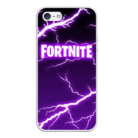 Чехол для iPhone 5/5S матовый с принтом FORTNITE STORM в Петрозаводске, Силикон | Область печати: задняя сторона чехла, без боковых панелей | Тематика изображения на принте: 2019 | armor | armour | battle royale | cybersport | esport | fortnite | game | llama | logo | storm | батл рояль | броня | буря | игра | киберспорт | лама | молнии | молния | разряд | симулятор строительства | строительство | ток | фиолето