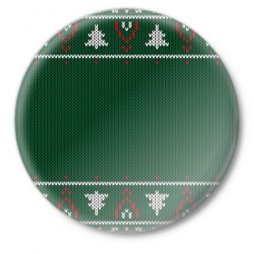 Значок с принтом Ugly Sweater в Петрозаводске,  металл | круглая форма, металлическая застежка в виде булавки | Тематика изображения на принте: 
