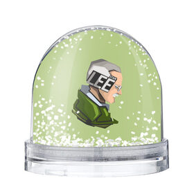 Снежный шар с принтом STAN LEE. в Петрозаводске, Пластик | Изображение внутри шара печатается на глянцевой фотобумаге с двух сторон | marvel | знаменитость | личность | паук | портрет | рисунок | стэн ли | текстура | человек