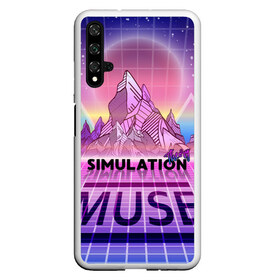 Чехол для Honor 20 с принтом Simulation Theory Muse в Петрозаводске, Силикон | Область печати: задняя сторона чехла, без боковых панелей | matthew bellamy | muse | simulation theory | мьюз | мэт бэллами | мэтью беллами