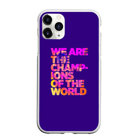 Чехол для iPhone 11 Pro матовый с принтом Queen We Are The Champions в Петрозаводске, Силикон |  | bohemian | brian | freddie | may | mercury | queen | rhapsody | roger | taylor | богемная | богемская | брайан | джон | королева | меркьюри | мэй | рапсодия | роджер | тейлор | фредди