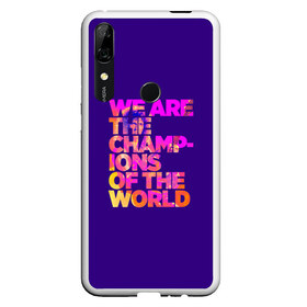 Чехол для Honor P Smart Z с принтом Queen We Are The Champions в Петрозаводске, Силикон | Область печати: задняя сторона чехла, без боковых панелей | bohemian | brian | freddie | may | mercury | queen | rhapsody | roger | taylor | богемная | богемская | брайан | джон | королева | меркьюри | мэй | рапсодия | роджер | тейлор | фредди