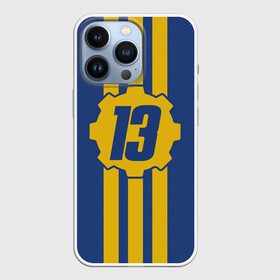 Чехол для iPhone 13 Pro с принтом VAULT 13 | FALLOUT 76 | ФОЛЛАУТ 76 в Петрозаводске,  |  | 101 | 111 | 13 | 76 | atom cats | bethesda | brotherhood of steel | fallout | nuka cola | outcast | tunnel snakes | vault | war | братство стали | бункер | война | убежище | фолаут | фоллаут | ядеркола