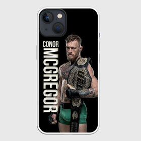 Чехол для iPhone 13 с принтом Конор МакГрегор в Петрозаводске,  |  | conor | mcgregor | mma | ssru | ufc | бои | конор | макгрегор | нурмагомедов | спорт | хабиб