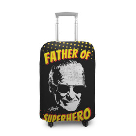 Чехол для чемодана 3D с принтом Stan Lee: Father of Superhero в Петрозаводске, 86% полиэфир, 14% спандекс | двустороннее нанесение принта, прорези для ручек и колес | avengers | father | hero | hulk | iron | lee | man | stan | stan lee | stanlee | superhero | thor | анти | герой | железный | комиксы | лии | мстители | отец | стен | стенли | стэн ли | супер | супергероев | тор | халк | человек