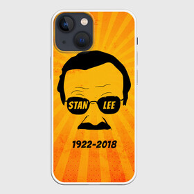 Чехол для iPhone 13 mini с принтом Stan Lee 1922 2018 в Петрозаводске,  |  | avengers | father | hero | hulk | iron | lee | man | marvel | stan | stan lee | stanlee | superhero | анти | герой | железный | комиксы | лии | мстители | отец | стен | стенли | стэн ли | супер | супергероев | тор | халк | человек