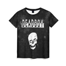 Женская футболка 3D с принтом BONES DEADBOY / SESH в Петрозаводске, 100% полиэфир ( синтетическое хлопкоподобное полотно) | прямой крой, круглый вырез горловины, длина до линии бедер | bones | boy | dead | deadboy | elmo | hdmi | hip | hop | kennedy | metal | rap | rapper | scream | sesh | seshollowaterboyz | skull | team | кеннеди | кости | костя | метал | рэп | рэпер | сеш | скрим | сэш | хип | хоп | череп | элмо