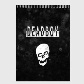 Скетчбук с принтом BONES DEADBOY SESH в Петрозаводске, 100% бумага
 | 48 листов, плотность листов — 100 г/м2, плотность картонной обложки — 250 г/м2. Листы скреплены сверху удобной пружинной спиралью | Тематика изображения на принте: bones | boy | dead | deadboy | elmo | hdmi | hip | hop | kennedy | metal | rap | rapper | scream | sesh | seshollowaterboyz | skull | team | кеннеди | кости | костя | метал | рэп | рэпер | сеш | скрим | сэш | хип | хоп | череп | элмо