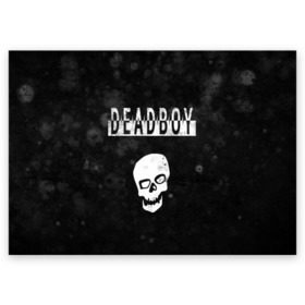 Поздравительная открытка с принтом BONES DEADBOY / SESH в Петрозаводске, 100% бумага | плотность бумаги 280 г/м2, матовая, на обратной стороне линовка и место для марки
 | bones | boy | dead | deadboy | elmo | hdmi | hip | hop | kennedy | metal | rap | rapper | scream | sesh | seshollowaterboyz | skull | team | кеннеди | кости | костя | метал | рэп | рэпер | сеш | скрим | сэш | хип | хоп | череп | элмо