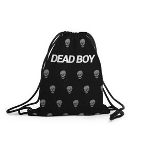 Рюкзак-мешок 3D с принтом Bones Deadboy в Петрозаводске, 100% полиэстер | плотность ткани — 200 г/м2, размер — 35 х 45 см; лямки — толстые шнурки, застежка на шнуровке, без карманов и подкладки | Тематика изображения на принте: bones | boy | dead | deadboy | elmo | hdmi | hip | hop | kennedy | metal | rap | rapper | scream | sesh | seshollowaterboyz | skull | team | кеннеди | кости | костя | метал | рэп | рэпер | сеш | скрим | сэш | хип | хоп | череп | элмо