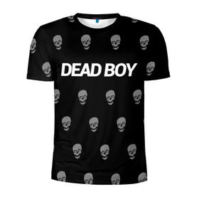 Мужская футболка 3D спортивная с принтом Bones Deadboy в Петрозаводске, 100% полиэстер с улучшенными характеристиками | приталенный силуэт, круглая горловина, широкие плечи, сужается к линии бедра | Тематика изображения на принте: bones | boy | dead | deadboy | elmo | hdmi | hip | hop | kennedy | metal | rap | rapper | scream | sesh | seshollowaterboyz | skull | team | кеннеди | кости | костя | метал | рэп | рэпер | сеш | скрим | сэш | хип | хоп | череп | элмо