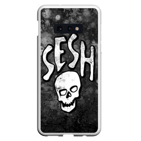 Чехол для Samsung S10E с принтом SESH Team (Bones) в Петрозаводске, Силикон | Область печати: задняя сторона чехла, без боковых панелей | Тематика изображения на принте: bones | boy | dead | deadboy | elmo | hdmi | hip | hop | kennedy | metal | rap | rapper | scream | sesh | seshollowaterboyz | skull | team | кеннеди | кости | костя | метал | рэп | рэпер | сеш | скрим | сэш | хип | хоп | череп | элмо