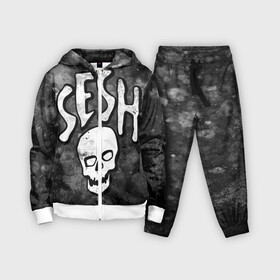 Детский костюм 3D с принтом SESH Team (Bones) в Петрозаводске,  |  | bones | boy | dead | deadboy | elmo | hdmi | hip | hop | kennedy | metal | rap | rapper | scream | sesh | seshollowaterboyz | skull | team | кеннеди | кости | костя | метал | рэп | рэпер | сеш | скрим | сэш | хип | хоп | череп | элмо